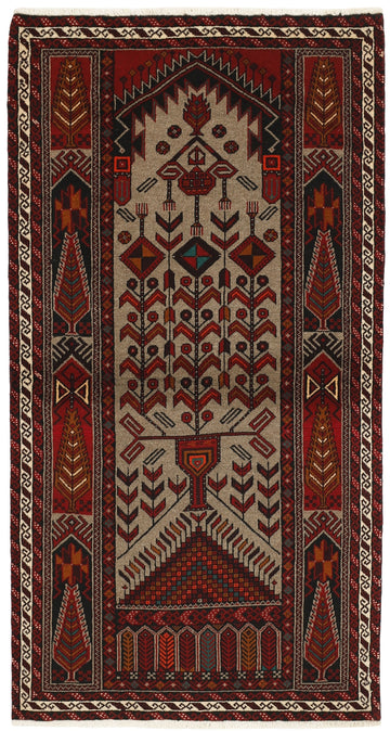 MY-RUG Teppich "Belutsch" Gebetsteppich-Design, Handgeknüpft
