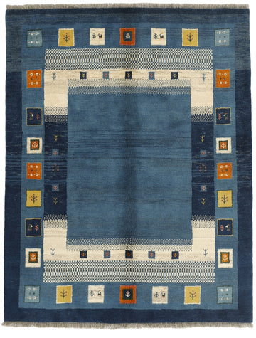 MY-RUG Teppich "Gabeh" Geometrische Streifen und Blöcke, Handgeknüpft