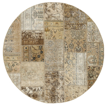 MY-RUG Teppich "Vintage Patch Work" Floral & Ornamentiert, Handgeknüpft
