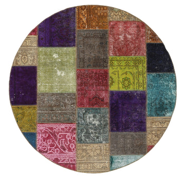MY-RUG Teppich "Vintage Patch Work" Floral & Ornamentiert, Handgeknüpft