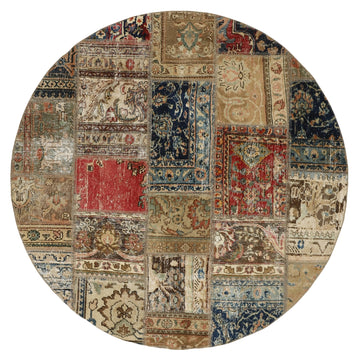 MY-RUG Teppich "Vintage Patch Work" Floral & Ornamentiert, Handgeknüpft