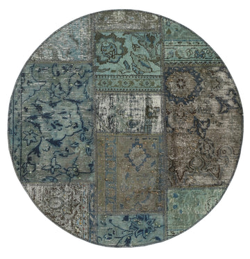 MY-RUG Teppich "Vintage Patch Work" Floral & Ornamentiert, Handgeknüpft