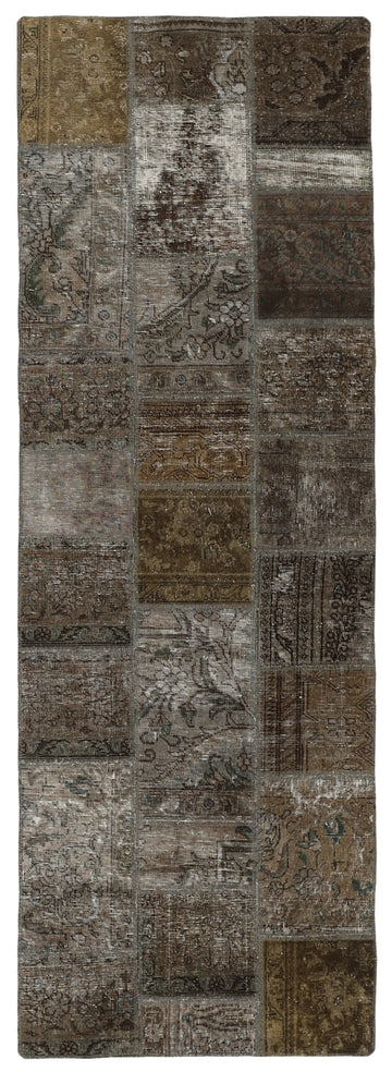 MY-RUG Teppich "Vintage Patch Work" Floral & Ornamentiert, Handgeknüpft
