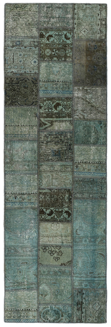 MY-RUG Teppich "Vintage Patch Work" Floral & Ornamentiert, Handgeknüpft