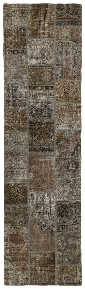 MY-RUG Teppich "Vintage Patch Work" Floral & Ornamentiert, Handgeknüpft