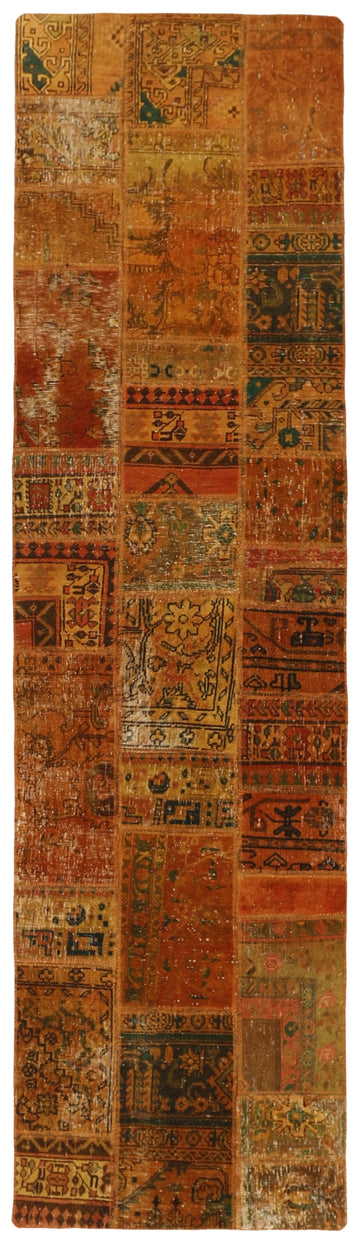 MY-RUG Teppich "Vintage Patch Work" Floral & Ornamentiert, Handgeknüpft