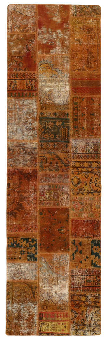 MY-RUG Teppich "Vintage Patch Work" Floral & Ornamentiert, Handgeknüpft