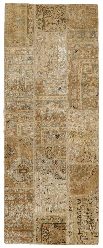 MY-RUG Teppich "Vintage Patch Work" Floral & Ornamentiert, Handgeknüpft