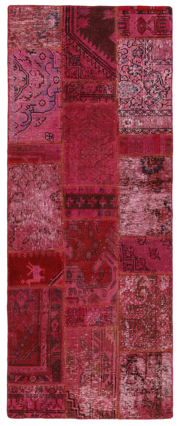 MY-RUG Teppich "Vintage Patch Work" Floral & Ornamentiert, Handgeknüpft