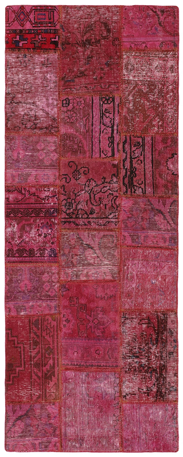 MY-RUG Teppich "Vintage Patch Work" Floral & Ornamentiert, Handgeknüpft