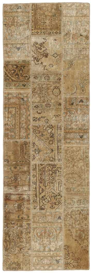 MY-RUG Teppich "Vintage Patch Work" Floral & Ornamentiert, Handgeknüpft