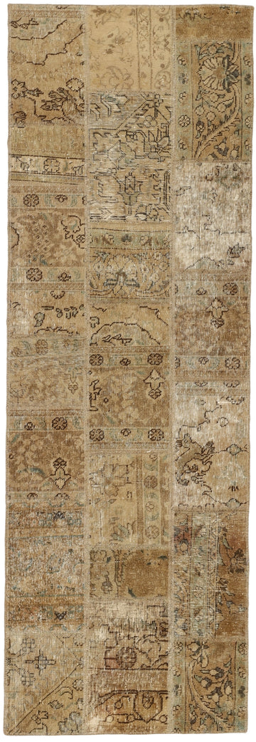 MY-RUG Teppich "Vintage Patch Work" Floral & Ornamentiert, Handgeknüpft