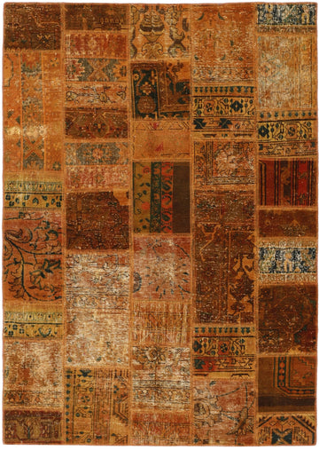MY-RUG Teppich "Vintage Patch Work" Floral & Ornamentiert, Handgeknüpft