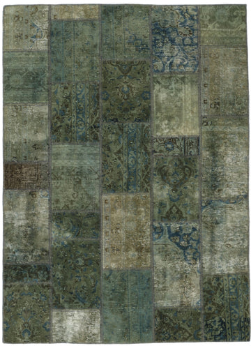 MY-RUG Teppich "Vintage Patch Work" Floral & Ornamentiert, Handgeknüpft