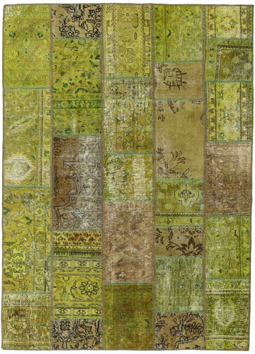 MY-RUG Teppich "Vintage Patch Work" Floral & Ornamentiert, Handgeknüpft