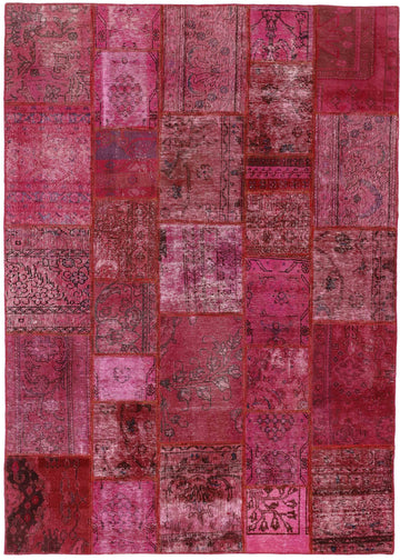 MY-RUG Teppich "Vintage Patch Work" Floral & Ornamentiert, Handgeknüpft