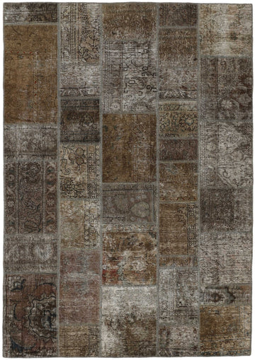 MY-RUG Teppich "Vintage Patch Work" Floral & Ornamentiert, Handgeknüpft