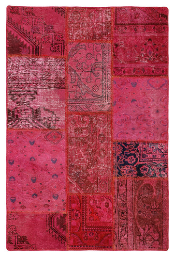 MY-RUG Teppich "Vintage Patch Work" Floral & Ornamentiert, Handgeknüpft