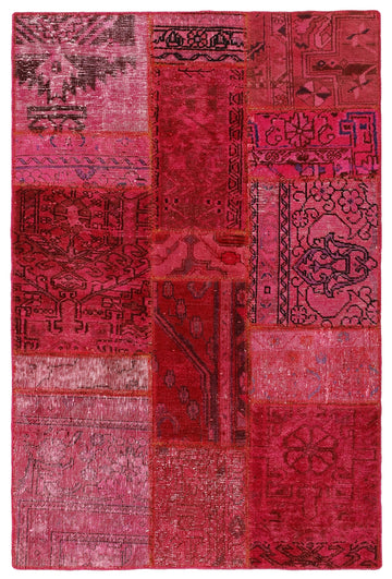 MY-RUG Teppich "Vintage Patch Work" Floral & Ornamentiert, Handgeknüpft