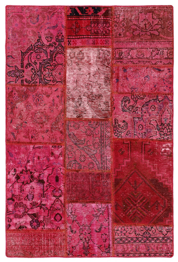 MY-RUG Teppich "Vintage Patch Work" Floral & Ornamentiert, Handgeknüpft