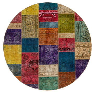 MY-RUG Teppich "Vintage Patch Work" Floral & Ornamentiert, Handgeknüpft