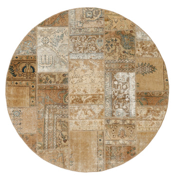 MY-RUG Teppich "Vintage Patch Work" Floral & Ornamentiert, Handgeknüpft