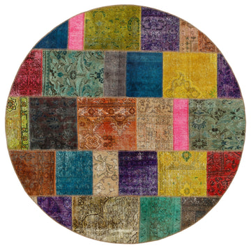 MY-RUG Teppich "Vintage Patch Work" Floral & Ornamentiert, Handgeknüpft