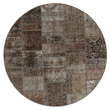 MY-RUG Teppich "Vintage Patch Work" Floral & Ornamentiert, Handgeknüpft