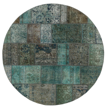 MY-RUG Teppich "Vintage Patch Work" Floral & Ornamentiert, Handgeknüpft
