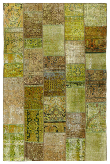 MY-RUG Teppich "Vintage Patch Work" Floral & Ornamentiert, Handgeknüpft