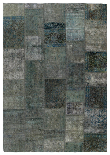 MY-RUG Teppich "Vintage Patch Work" Floral & Ornamentiert, Handgeknüpft