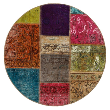 MY-RUG Teppich "Vintage Patch Work" Floral & Ornamentiert, Handgeknüpft