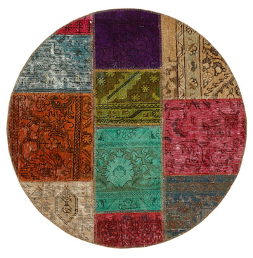 MY-RUG Teppich "Vintage Patch Work" Floral & Ornamentiert, Handgeknüpft
