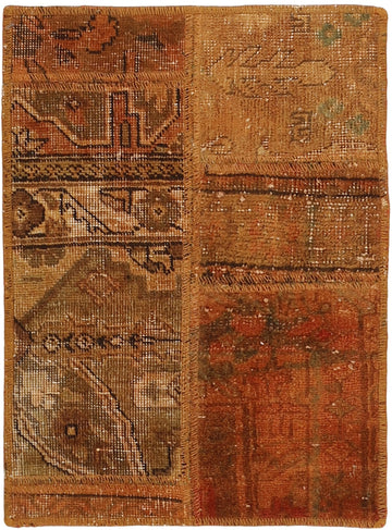 MY-RUG Teppich "Vintage Patch Work" Floral & Ornamentiert, Handgeknüpft