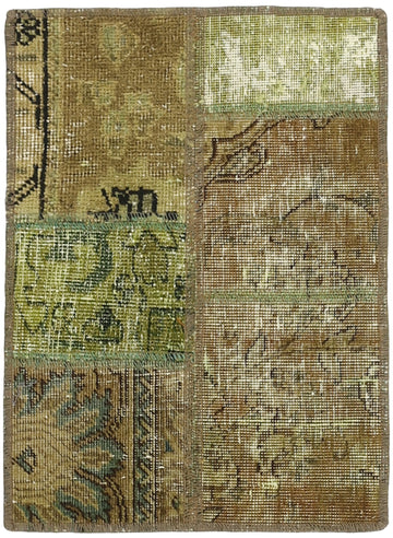 MY-RUG Teppich "Vintage Patch Work" Floral & Ornamentiert, Handgeknüpft