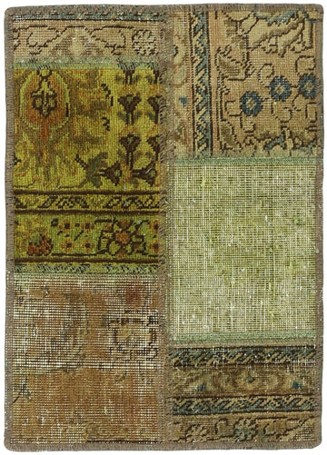 MY-RUG Teppich "Vintage Patch Work" Floral & Ornamentiert, Handgeknüpft