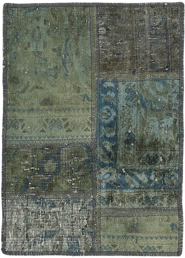 MY-RUG Teppich "Vintage Patch Work" Floral & Ornamentiert, Handgeknüpft