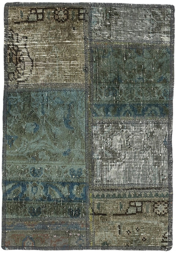 MY-RUG Teppich "Vintage Patch Work" Floral & Ornamentiert, Handgeknüpft