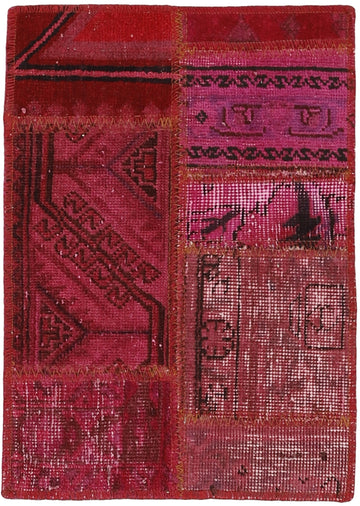 MY-RUG Teppich "Vintage Patch Work" Floral & Ornamentiert, Handgeknüpft