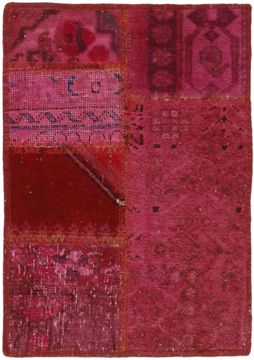 MY-RUG Teppich "Vintage Patch Work" Floral & Ornamentiert, Handgeknüpft