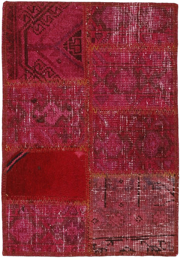 MY-RUG Teppich "Vintage Patch Work" Floral & Ornamentiert, Handgeknüpft