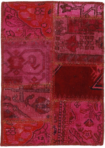 MY-RUG Teppich "Vintage Patch Work" Floral & Ornamentiert, Handgeknüpft