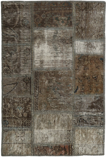 MY-RUG Teppich "Vintage Patch Work" Floral & Ornamentiert, Handgeknüpft