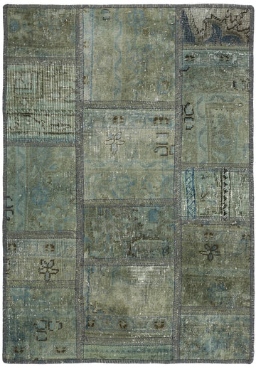 MY-RUG Teppich "Vintage Patch Work" Floral & Ornamentiert, Handgeknüpft
