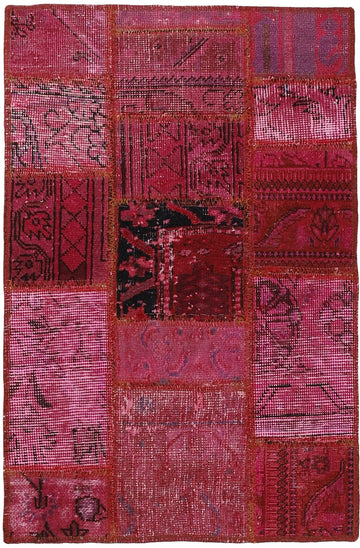 MY-RUG Teppich "Vintage Patch Work" Floral & Ornamentiert, Handgeknüpft