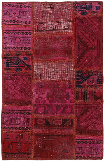 MY-RUG Teppich "Vintage Patch Work" Floral & Ornamentiert, Handgeknüpft