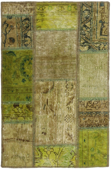 MY-RUG Teppich "Vintage Patch Work" Floral & Ornamentiert, Handgeknüpft