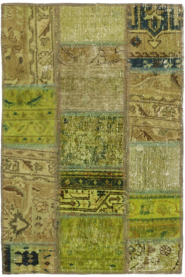 MY-RUG Teppich "Vintage Patch Work" Floral & Ornamentiert, Handgeknüpft