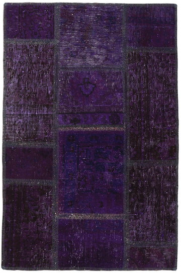 MY-RUG Teppich "Vintage Patch Work" Floral & Ornamentiert, Handgeknüpft