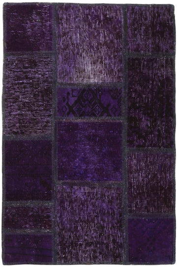 MY-RUG Teppich "Vintage Patch Work" Floral & Ornamentiert, Handgeknüpft